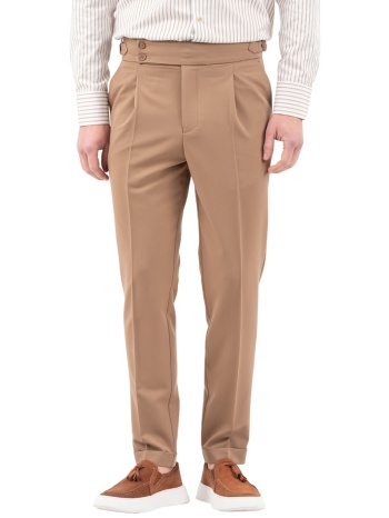 ανδρικό παντελόνι καφέ vittorio romano-cinnamon