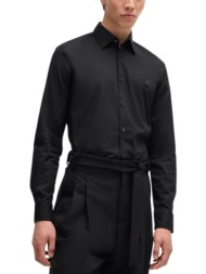 ανδρικό ermo πουκάμισο μαύρο hugo 50505315-001