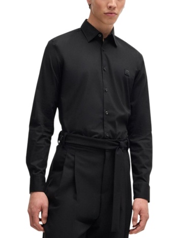 ανδρικό ermo πουκάμισο μαύρο hugo 50505315-001