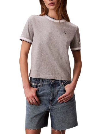 γυναικείο t-shirt γκρι calvin klein lv047f226g-p79