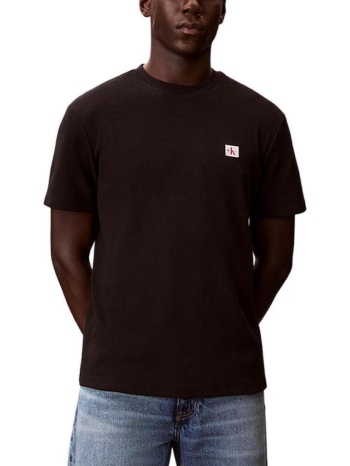 ανδρικό t-shirt μαύρο calvin klein lv04rd008g-ub1
