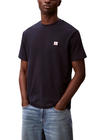 ανδρικό t-shirt navy μπλε calvin klein lv04rd008g-cef