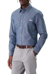 ανδρικό πουκάμισο μπλε calvin klein lv04rf109g-c32