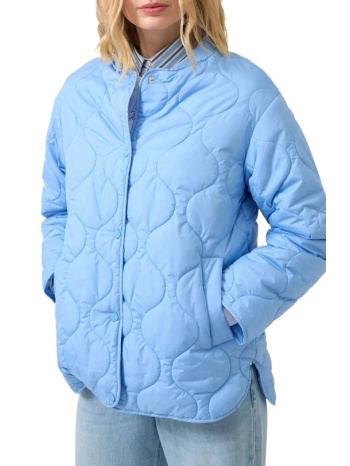 γυναικείο μπουφάν γαλάζιο s.oliver 2176561-5141