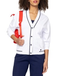 γυναικεία tikka ζακέτα λευκή heavy tools t06025-white