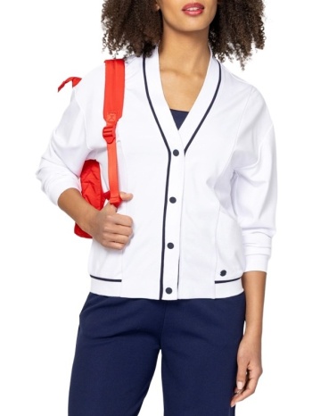 γυναικεία tikka ζακέτα λευκή heavy tools t06025-white