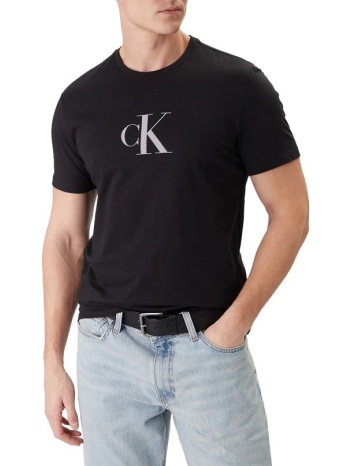 ανδρικό t-shirt μαύρο calvin klein lv04rf853g-ub1