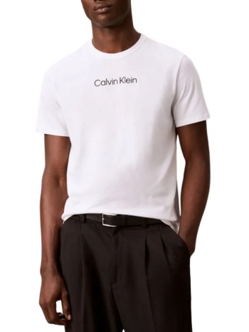 ανδρικό t-shirt λευκό calvin klein lv04ld230g-yaf