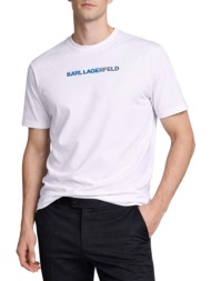 ανδρικό t-shirt λευκό karl lagerfeld 755150 562235-10