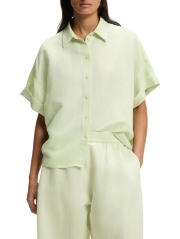 γυναικείο c_bisenas κοντομάνικο πουκάμισο πράσινο boss