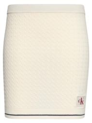 γυναικεία mini φούστα εκρού calvin klein lv047f364g-yas