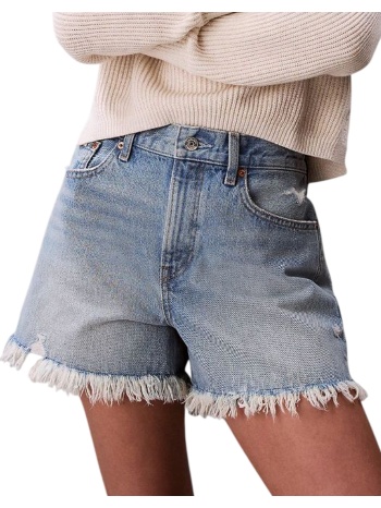 γυναικεία 90s τζιν βερμούδα γαλάζια calvin klein