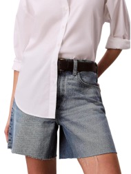 γυναικεία 90s τζιν βερμούδα μπλε calvin klein lv047f774g-xhj