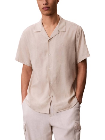 ανδρικό κοντομάνικο πουκάμισο ροζ calvin klein