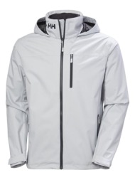 ανδρικό crew hooded 2.0 μπουφάν γκρι helly hansen 34443-853