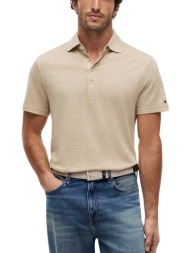 ανδρικό polo μπεζ tommy hilfiger mw0mw42679-rbt