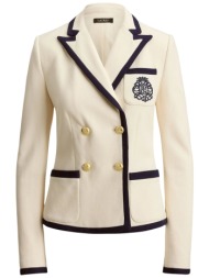 γυναικείο σακάκι εκρού ralph lauren 200p09081001-cream