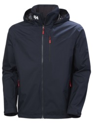 ανδρικό crew hooded 2.0 μπουφάν navy μπλε helly hansen 34443-597