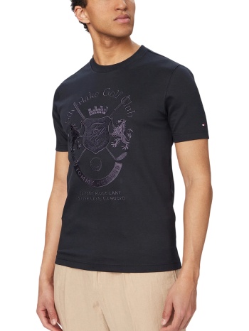 ανδρικό country club t-shirt navy μπλε tommy hilfiger