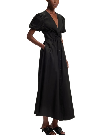 γυναικείο kodela κοντομάνικο φόρεμα μαύρο hugo 50559524-001