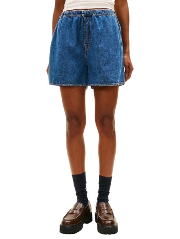 γυναικείο σορτς μπλε tommy jeans dw0dw22270-1a5