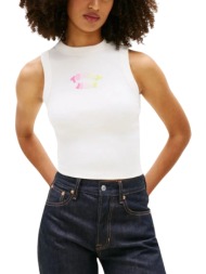 γυναικείο slim tank top λευκό tommy jeans dw0dw22280-ybl