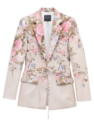 γυναικείο σακάκι κρεμ lumina ld5417-crema