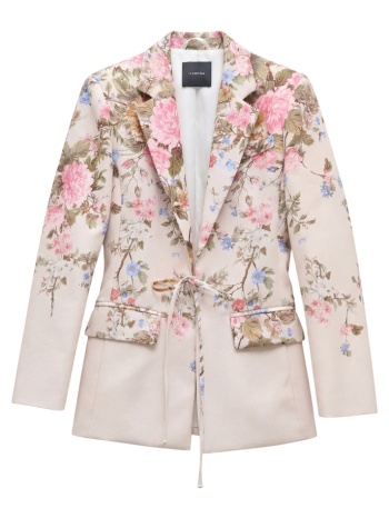 γυναικείο σακάκι κρεμ lumina ld5417-crema