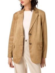 γυναικείο σακάκι suede μπεζ alcott gi0263do-beige