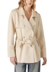 γυναικεία καπαρντίνα suede μπεζ alcott cp0065do-crema