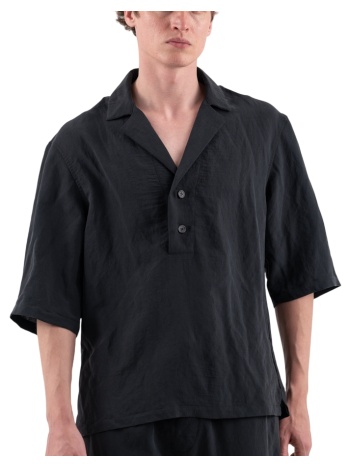 ανδρικό overshirt μαύρο vittorio arandeo-black σε προσφορά