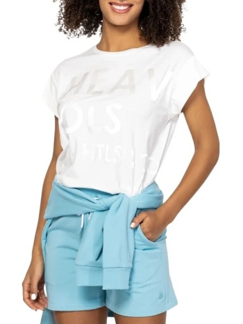 γυναικείο mettis26 t-shirt λευκό heavy tools t17093-ecru