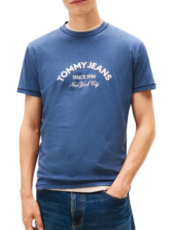 ανδρικό t-shirt navy μπλε tommy jeans dm0dm22328-c1g