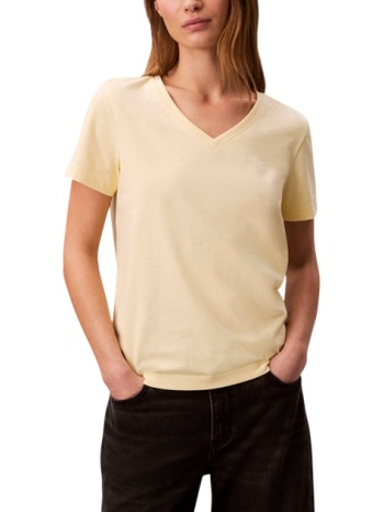 γυναικείο t-shirt κίτρινο calvin klein lv047b205g-4my