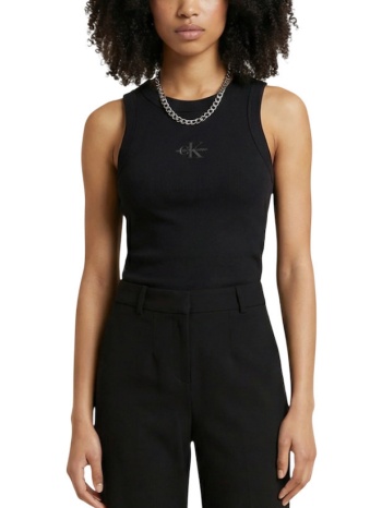 γυναικείο tank top μαύρο calvin klein lv047e200g-ub1