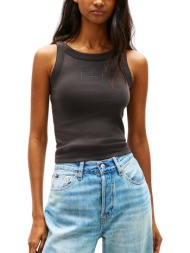γυναικείο tank top μαύρο tommy jeans dw0dw22736-bds