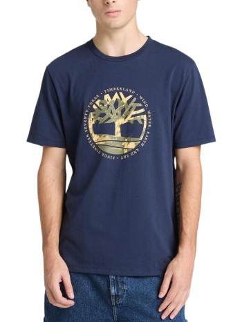 ανδρικό tree logo lake house t-shirt navy μπλε timberland