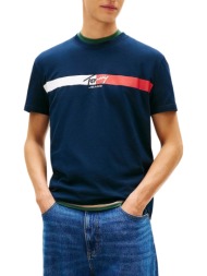 ανδρικό t-shirt navy μπλε tommy jeans dm0dm22539-c1g