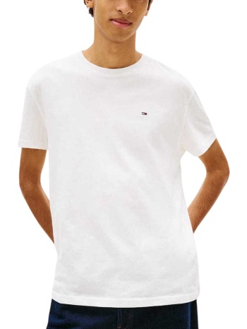 ανδρικό t-shirt λευκό tommy jeans dm0dm22504-ybl