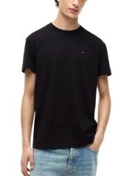 ανδρικό t-shirt μαύρο tommy jeans dm0dm22504-bds