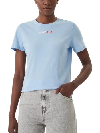 γυναικείο t-shirt γαλάζιο tommy jeans dw0dw22277-c1t