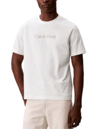 ανδρικό t-shirt λευκό calvin klein lv04lf813g-yaf