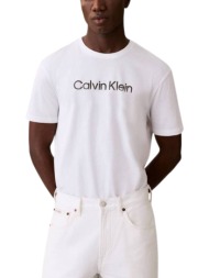 ανδρικό t-shirt λευκό calvin klein lv04lf809g-yaf