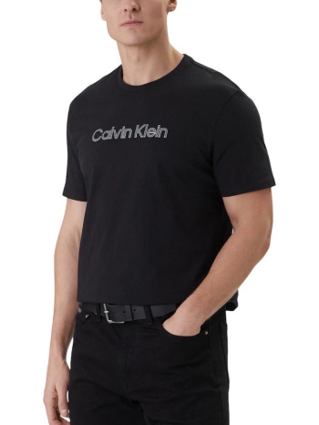 ανδρικό t-shirt μαύρο calvin klein lv04lf809g-ub1