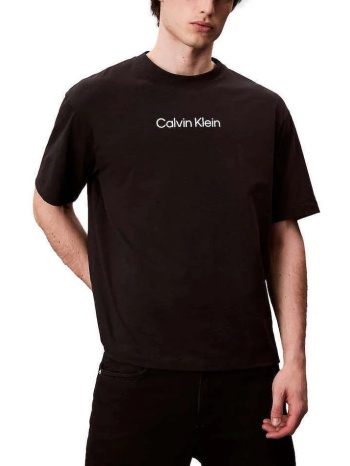 ανδρικό t-shirt μαύρο calvin klein lv04ld230g-ub1