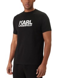 ανδρικό t-shirt μαύρο karl lagerfeld 755780 500235-990