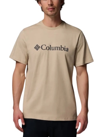 ανδρικό csc basic logo t-shirt μπεζ columbia 2155001-271