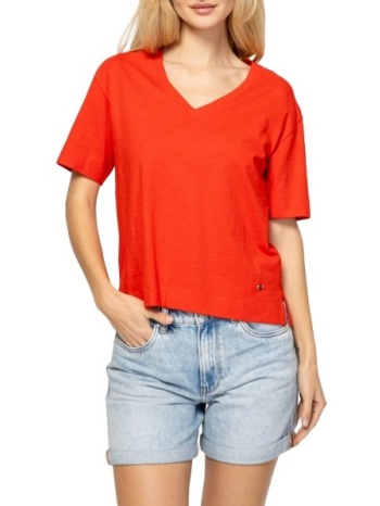 γυναικείο marenna t-shirt κόκκινο heavy tools t17069-papaya