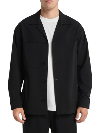 ανδρικό overshirt μαύρο royal denim kazuno5150-black σε προσφορά