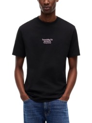 ανδρικό t-shirt μαύρο tommy jeans dm0dm23184-bds